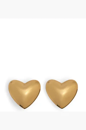 Patou Heart -plated earrings