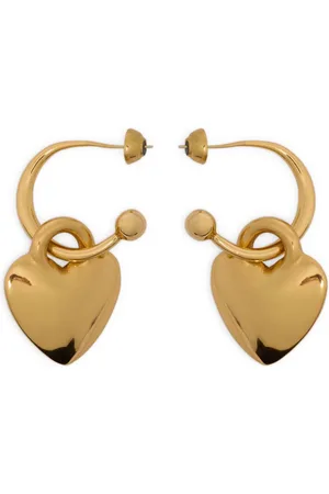 Patou Heart-pendant earrings