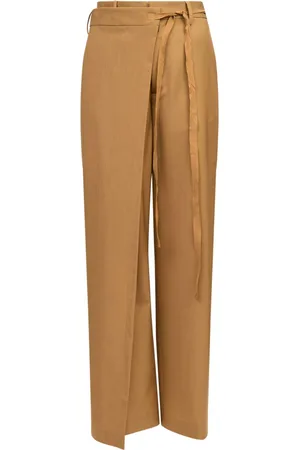 Maison Margiela Wrap-design flared trousers