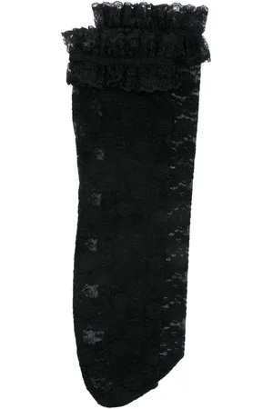 Self-Portrait Floral-lace socks