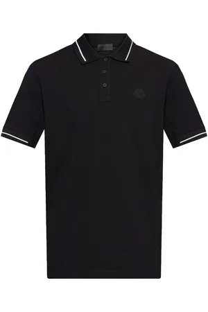 Moncler Logo-patch cotton polo shirt