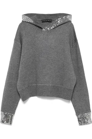Kaos Sequin-detail hoodie