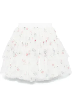MONNALISA Floral-print skirt