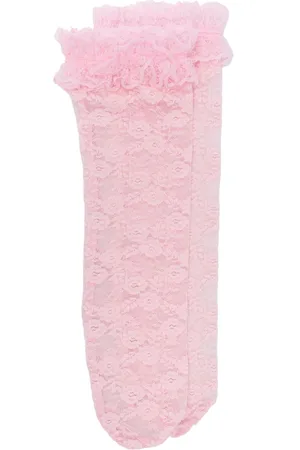 Self-Portrait Floral-lace socks