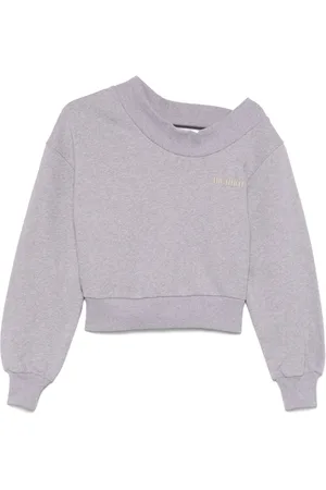 The Attico M??lange-effect sweatshirt