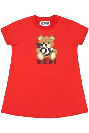 Moschino Teddy Bear-print mini dress