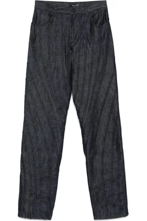 MUGLER Seam-detail jeans