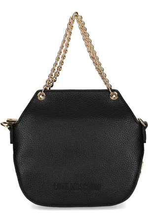 Moschino Logo-lettering faux-leather tote bag