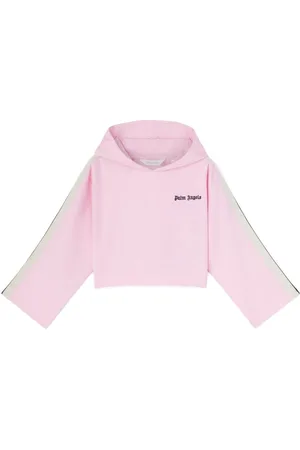 Palm Angels Printed cropped hoodie