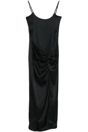 The Attico Satin maxi dress