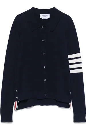 Thom Browne 4 Bar Stripes jersey polo shirt
