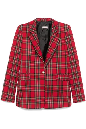 Liu Jo Tartan-check blazer