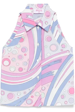 PUCCI Junior Abstract-print top