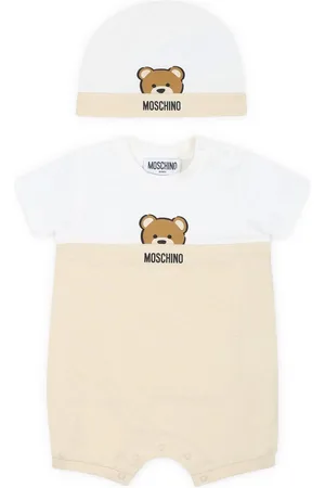 Moschino Teddy Bear print babygrow set
