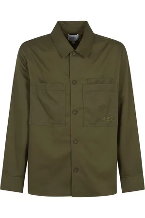 Maison Kitsuné Embroidered-logo shirt
