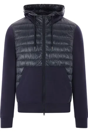HERNO Jersey hooded jacket