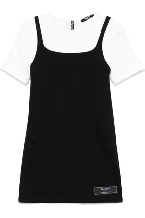 Balmain Layered-effect dress