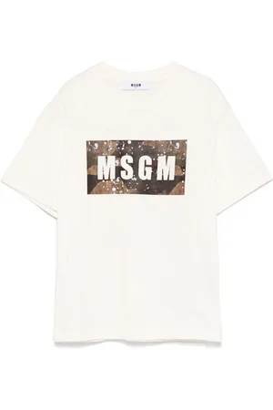 Msgm S5MSJBTH036013 avorio 100%cotone