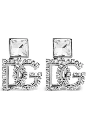 Dolce & Gabbana Logo-plaque earrings