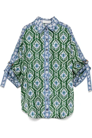 ZIMMERMANN Wylie Silk Relaxed Fit Shirt