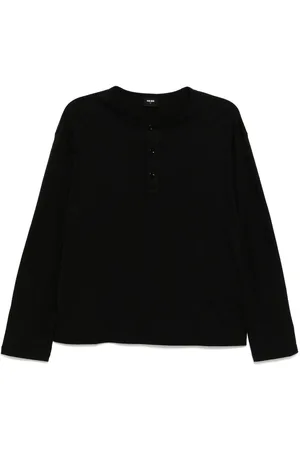 TEAM WANG design Choices henley T-shirt