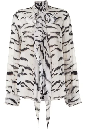 Roberto Cavalli Zebra-print long-sleeve shirt
