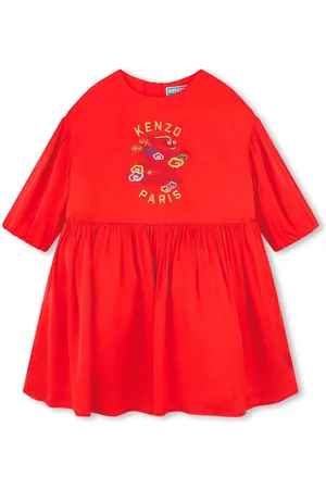 Kenzo Logo-embroidered dress