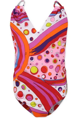PUCCI Junior Marble-print swimsuit