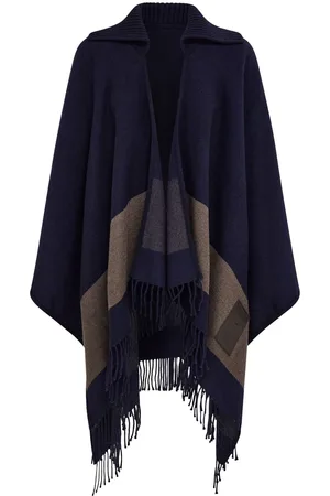 Salvatore Ferragamo Fringed cape