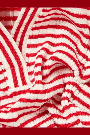 Claudie Pierlot Striped fine-knit jumper