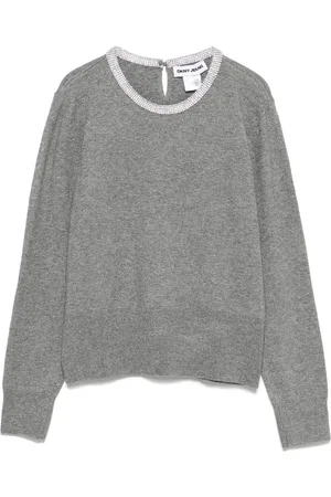 DKNY Crystal-embellished sweater