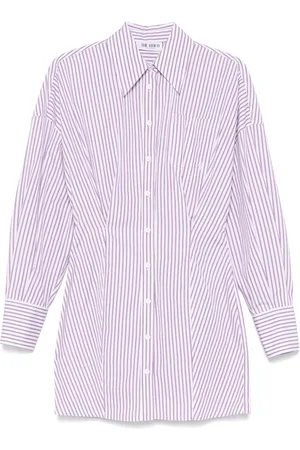 The Attico Striped shirt dress