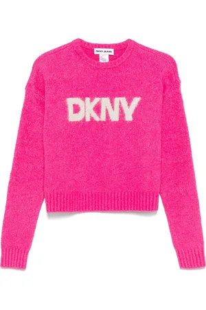 DKNY Logo-jacquard sweater