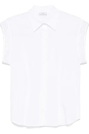 PESERICO SIGN Beaded-trim shirt