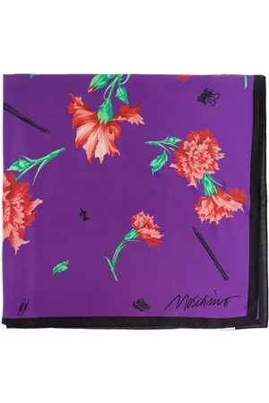 Moschino Floral-print scarf