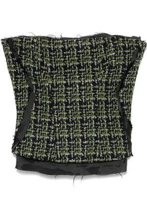 OTTOLINGER Deconstructed Tweed corset