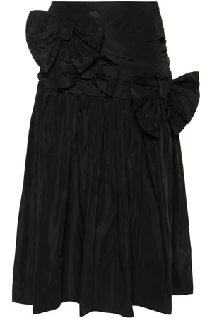 Viktor & Rolf Bow-detail draped skirt