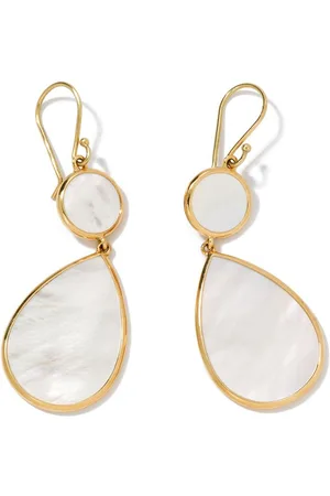 Ippolita 18kt yellow Polished Rock Candy Snowman mother-of-pearl drop earrings