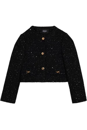 VERSACE Sequined tweed jacket