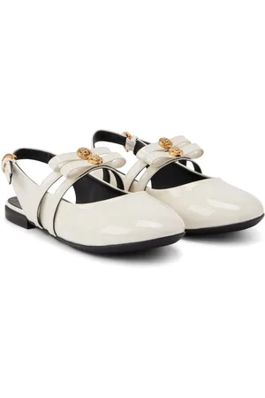 VERSACE Patent ballerinas
