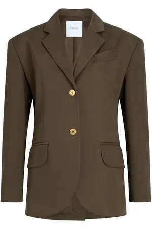 Patou Gabardine belted blazer