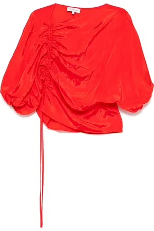 Lee Mathews Drawstring cuffs top