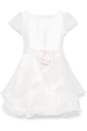 MONNALISA Floral-appliqu?? dress