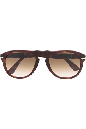 Persol Tortoiseshell round-frame sunglasses