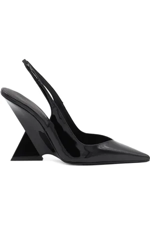 The Attico 105mm Cheope leather pumps