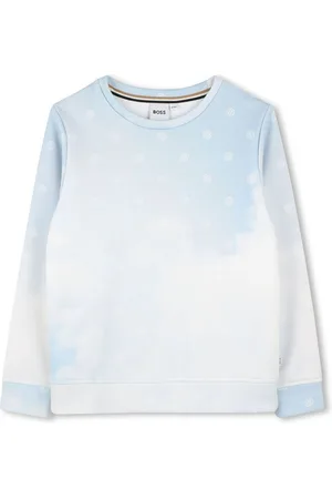 HUGO BOSS All-over logo print sweatshirt