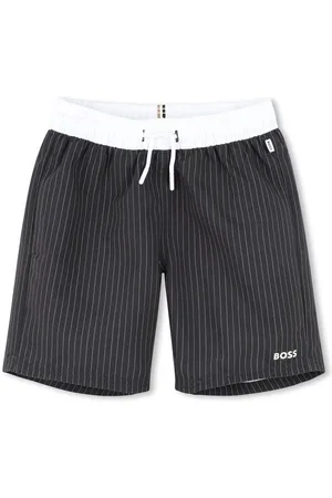 HUGO BOSS Pinstriped swim shorts