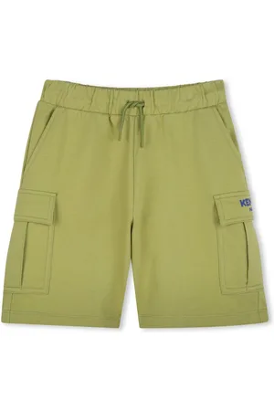 Kenzo Logo-embroidered cargo shorts