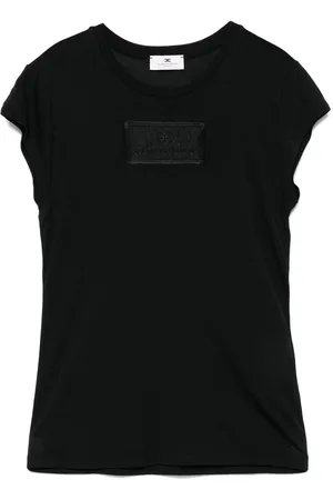 Elisabetta Franchi Logo-patch T-shirt