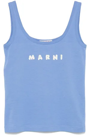 Marni Logo-print tank top